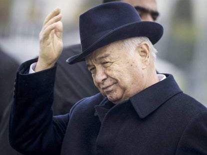 Islam Karimov en el 2015.