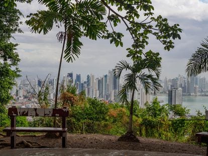 Ciudad de Panamá vista desde el cerro Ancón.