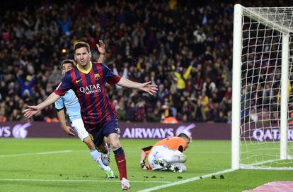 Messi celebra el 2 a 0