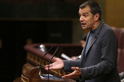 Cantó, durante una de sus intervenciones en el Congreso de los Diputados.
