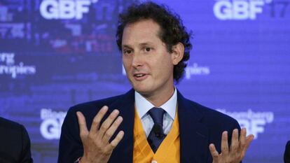 El presidente y CEO de Exor, John Elkann.