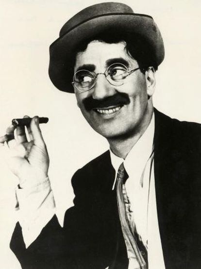 Groucho Marx en 'Una noche en Casablanca'.