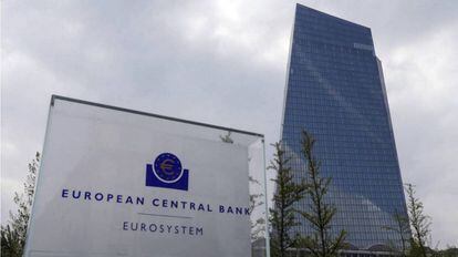 La sede del Banco Central Europeo en Fráncfort.