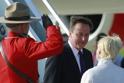 Cameron a su llegada a Toronto