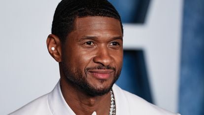 Usher, en la fiesta posterior a los Oscar organizada por Vanity Fair el 12 de marzo de 2023 en Beverly Hills, California.