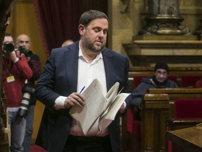 El vicepresidente de la Generalitat, Oriol Junqueras.