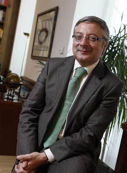 José Blanco, en un despacho del Grupo Socialista en el Congreso.