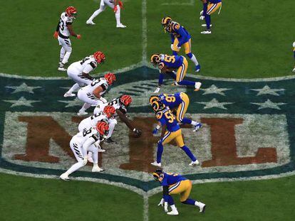 Un encuentro entre Los Angeles Rams y los Cincinnati Bengals.