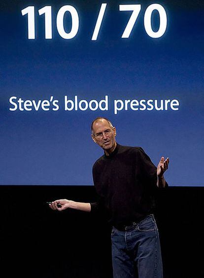 La salud de Jobs. Tras los últimos rumores, el 'boss' de Apple ha querido demostrar que su corazón está bien.