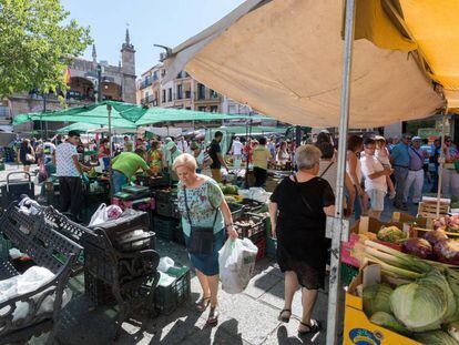 El mercadillo de este martes en Plasencia, Cáceres. 