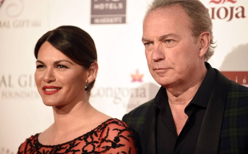 Bertín Osborne y Fabiola Martínez, en Madrid.