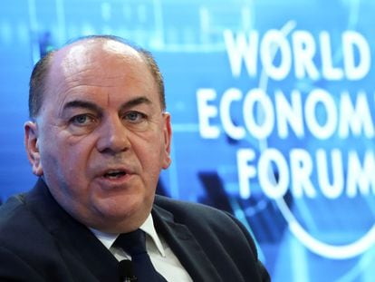 Axel Weber, expresidente de UBS y el Bundesbank, en el Foro Económico Mundial en Suiza en 2020.