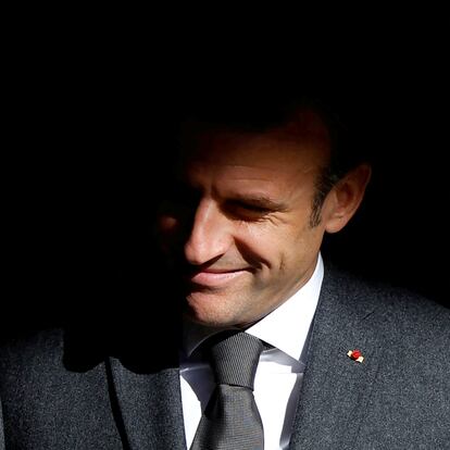 El presidente de Francia, Emmanuel Macron, en París, el pasado 19 de octubre.