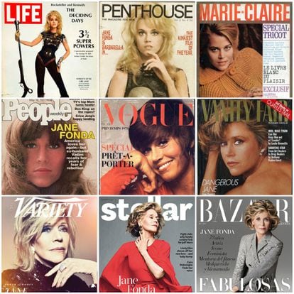 Como una de las mujeres con una mayor trayectoria en la industria del cine, Jane Fonda lleva décadas protagonizando las principales revistas.