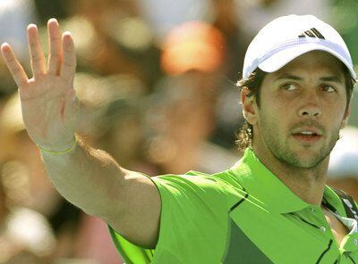 Verdasco, tras ganar ayer a Koubek.