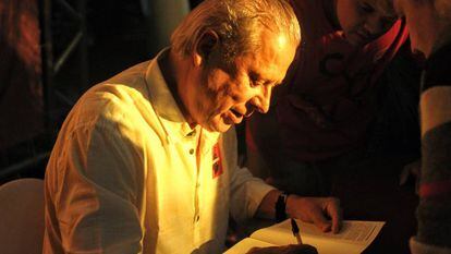 José Dirceu en el lanzamiento de su libro en Río de Janeiro.