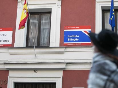 L'institut públic bilingüe Lope de Vega a Madrid.