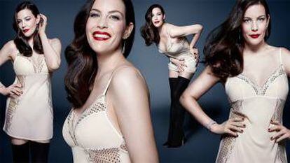 La actriz Liv Tyler, en la campaña de la marca de lencería Triumph.