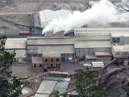 Vista de la planta de potasa de Iberpotash en Sallent.