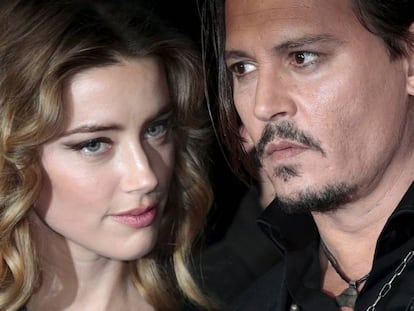 Johnny Depp y Amber Heard en el estreno británico de 'Black Mass', en octubre de 2015.