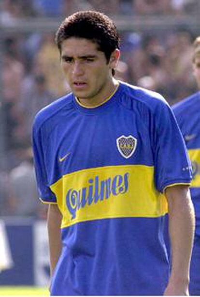 El jugador de Boca Juniors Juan Román Riquelme, en una foto de archivo