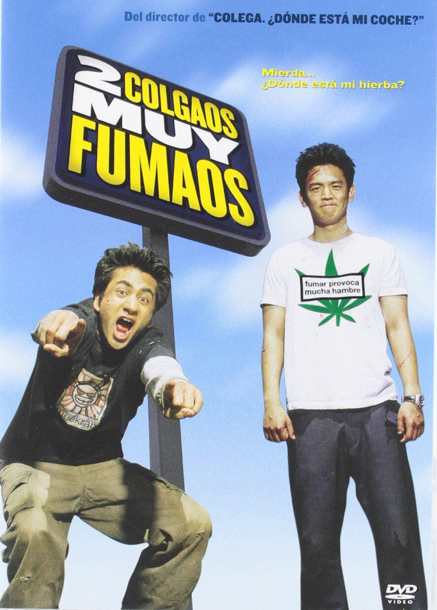 La película 'Harold & Kumar Go to White Castle' (“Harold y Kumar van a White Castle”) se tituló en España '2 colgaos muy fumaos'.