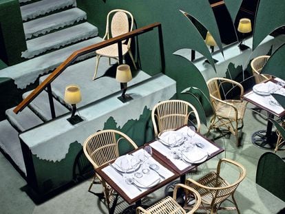 La silla Salvador en Il Giardinetto, Barcelona. |