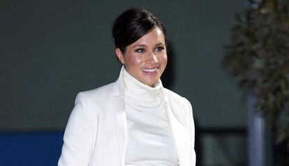 Meghan Markle, el 12 de febrero en una gala celebrada en el Museo de Historia Natural de Londres.