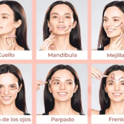 Rodillo de masaje facial