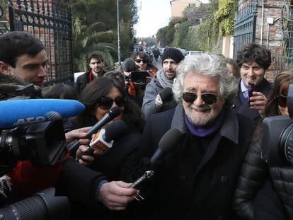 El líder del Movimiento 5 Estrellas, Beppe Grillo.