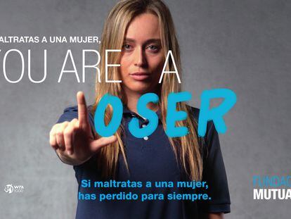 La tenista española Paula Badosa en el spot creado para la campaña de Fundación Mutua Madrileña contra la violencia de género.