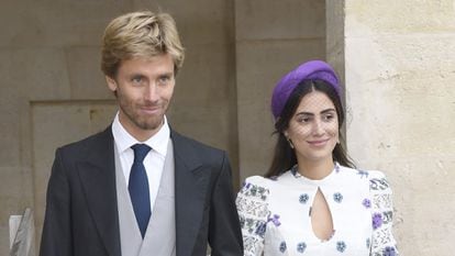 Christian de Hannover y Alessandra de Osma, en una boda en París en octubre de 2019.