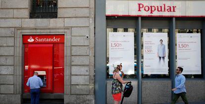 Sede del Banco Popular en Madrid, el pasado mes de junio.
