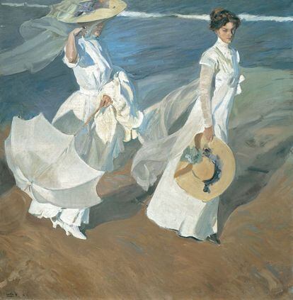 'Paseo a orillas del mar', 1909, de Joaquín Sorolla.