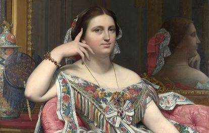 'Retrato de Madame de Moitessier' (propiedad de la National Gallery de Londres).