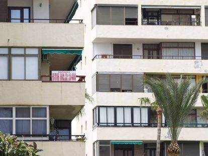 Bloque de apartamentos turísticos en Torremolinos (Costa del Sol), en una imagen de archivo.