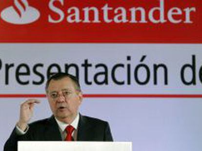 El consejero delegado del Grupo Santander, Alfredo S&aacute;enz. EFE/Archivo