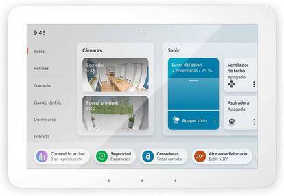 Pantalla Inteligente Echo Hub En Blanco