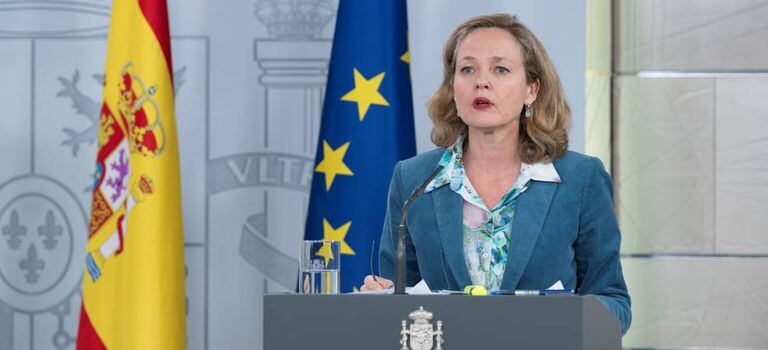 La ministra de Asuntos Económicos, Nadia Calviño.