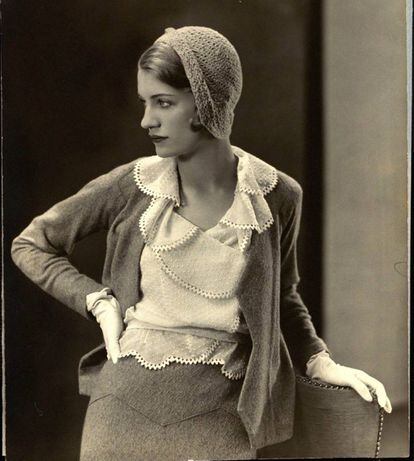 Lee Miller, en su etapa de modelo, fotografiada para Vogue en 1931 por George Hoyningen-Huene.