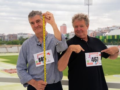 Una maratón de 40 metros y 19 centímetros para fomentar la educación de menores en todo el mundo