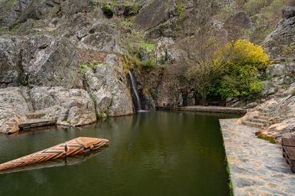 La piscina natural de Fonte do Pego, en Penha Garcia.