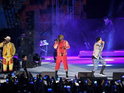 Black Eyed Peas en los SEA Games celebrados en Manila.