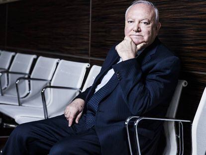 Miguel Ángel Moratinos, alto representante de la Alianza de Civilizaciones, durante la entrevista.