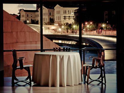 El restaurante Nerua, en el museo Guggenheim de Bilbao.