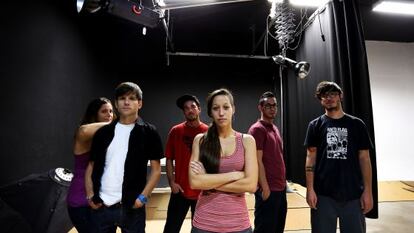 Beatriz Cristóbal, Sergio Hernández, Guillem Mota, Saray García, Iván Orea y Aarón Úbeda.