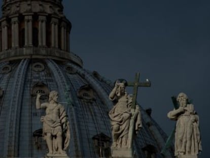 La c&uacute;pula de San Pedro, el s&aacute;bado.