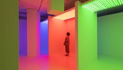 Instalación 'Chromosaturation',de Carlos Cruz-Díaz, en La Pedrera.