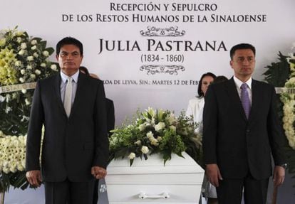 El f&eacute;retro de Julia Pastrana a su llegada a Sinaloa, M&eacute;xico. 