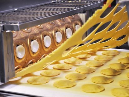 Fábrica de pasta fresca de Ebro Foods en Italia.